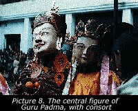 Picture 8. The central figure of Guru Padma, with consort.